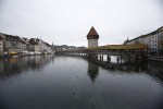 SUIZA 14. (LUCERNA) EL PUENTE DE KAPPELBRUECKE CONSTRUIDO EN MADERA