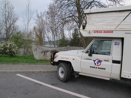 SUIZA 35. (TIZINO) PREPERANDONOS PARA DORMIR ANTE DE PASAR A ITALIA