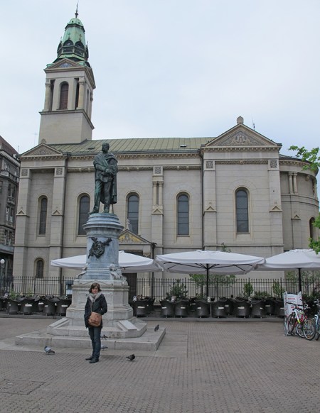 CROACIA 12. (ZAGREB) LA PLAZA DE PETA PRERADOVIC, QUE ERA UN POETA SERBIO DE CROACIA