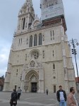 CROACIA 8. (ZAGREB) LA CATEDRAL ESTA EN RESTAURACION