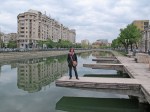 RUMANIA 35 .(BUCAREST) CANAL EN EL RIO DAMBOVITA