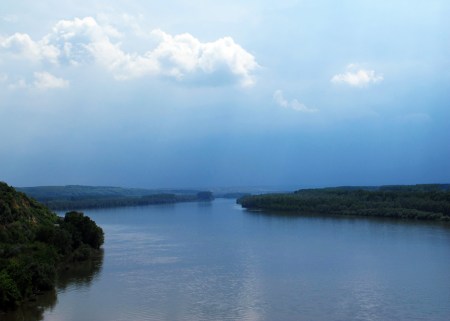 RUMANIA 53. DELTA DEL DANUBIO ANTES DE LLEGAR AL MAR NEGRO