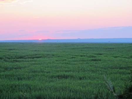 RUMANIA 64. (FRONTERA CON BULGARIA) NUESTRO ULTIMO ATARDECER EN RUMANIA