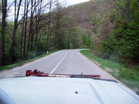 SERBIA 34 (MAJDANPEK) SUBIENDO POR LOS CARPATOS EN DIRECCION A IRON GATES