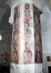 GEORGIA 126. (IGLESIA DE ANANURI) LAS COLUMNA ESTAN DECORADAS CON LOS PADRES DE LA IGLESIA