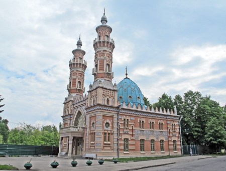 RUSIA 1° ENTRADA 6. (VLADIKAVKAZ) MEZQUITA DE MUKHTAROV UN MILLONARIO DEL PETROLEO QUE FINANCIO SU CONSTRUCCION EN 1908, EL ARQUITECTO FUE POLACO JOZEF PLOSKO