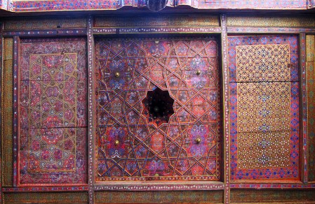 UZBEKISTAN 121 ( KHIVA MONUMENTAL) PALACIO DE TASH-KHAULI, TECHOS EN MADERA POLICROMADOS 3