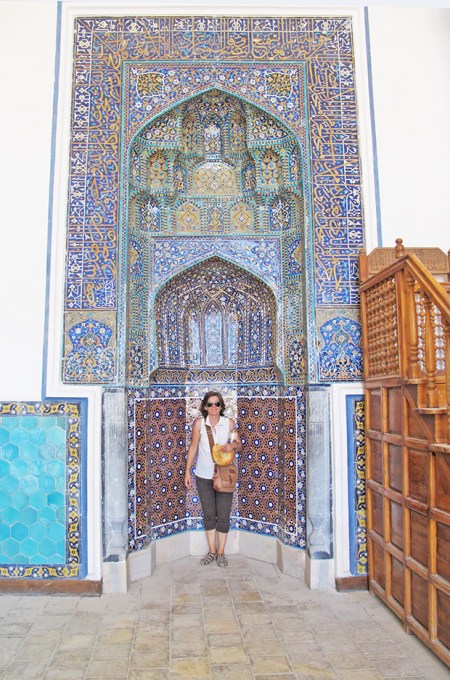 UZBEKISTAN 180 (LA BUJARA MONUMENTAL) MEZQUITA DE KALYAN, LA ZONA DE EL MINBAR