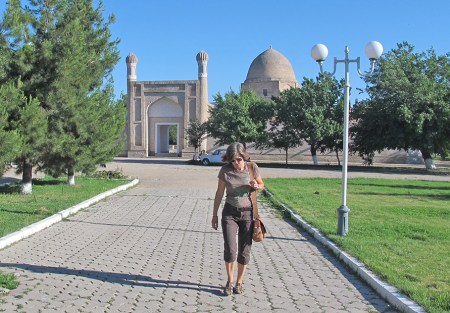 UZBEKISTAN 233 ( SAMARCANDA) EL MAUSOLEO RUKHABAD, PUERTA DE ENTRADA AL RECINTO DEL MAUSOLEO