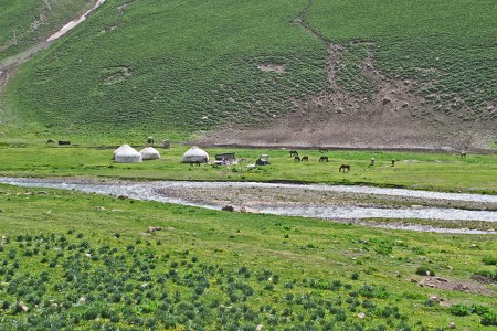 KIRGUISTAN 154 (DE ARSLANBOB A SUUSAMYR) POR EL CURSO DE EL RIO NARYN, NOMADAS 3