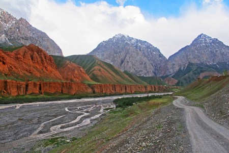 KIRGUISTAN 26 (HACIA EL PAMIR) SUBIENDO A SARY TACH, PAISAJES 2