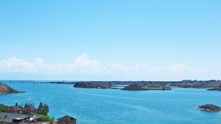 KAZAQUISTAN -2° ENTRADA 15 (KAPCHAGAY) SE ENCUENTRA A ORILLAS DEL RÍO ILI