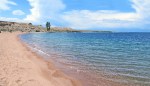 KIRGUISTAN 234 (EL LAGO ISSYK KUL) HACIA LA LAGUNA DE TYZDUU KYL, LA ALDEA DE KYZYL-TUU SU EXCELENTE PLAYA