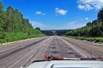 SIBERIA. 1° ENTRADA 13. (HACIA BIYSK) POR EL CAMINO ATRAVESAMOS ENORMES BOSQUES