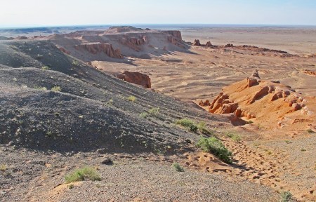 MONGOLIA 250 (BAYANZAG) ESTA ZONA ES LA CUNA DE LOS DINOSAURIOS