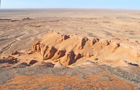 MONGOLIA 251 (BAYANZAG) ENTRE OTROS HALLAZGOS EN EL AREA INCLUYEN ESPECIMENES COMPLETOS DEL VELOCIRAPTOR