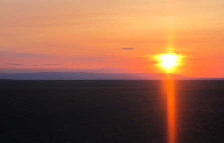 MONGOLIA 266 (BAYANZAG) PUESTA DE SOL EN EL GOBI