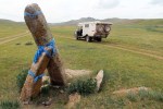 MONGOLIA 289 (HACIA UVURKHUSHUUT) UN MAGNIFICO TAMGA