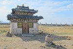 MONGOLIA 312 (KARAKORUM-EL MONASTERIO DE ERDENE ZUU) EL TEMPLO AZUL, CONSTRUIDO EN HONOR DEL TERCER DALAI LAMA, TAMBIEN LLAMADO EL TEMPLO DEL VIEJO HOMBRE