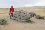 MONGOLIA 342 (KARAKORUM-EL MONASTERIO DE ERDENE ZUU) LA TORTUGA SAGRADA, SIMBOLO CHINO DE LA LONGEVIDAD