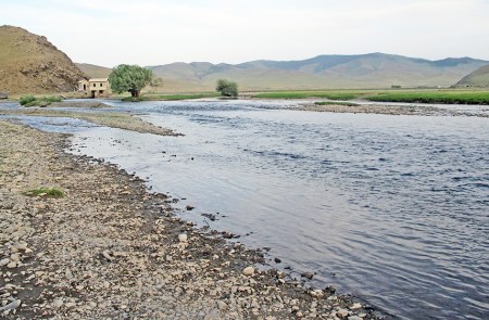 MONGOLIA 361 (KARAKORUM) EL RIO ORKHON