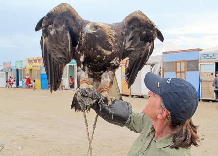 MONGOLIA 372 (KARAKORUM) EL AGUILA REAL, PUEDE VOLAR A UNA VELOCIDAD DE 300 KM:H EN PICADO