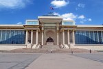 MONGOLIA 418 (EL CENTRO DE ULAN BATOR) EL PALACIO DE GOBIERNO CONSTRUIDO EN 1951