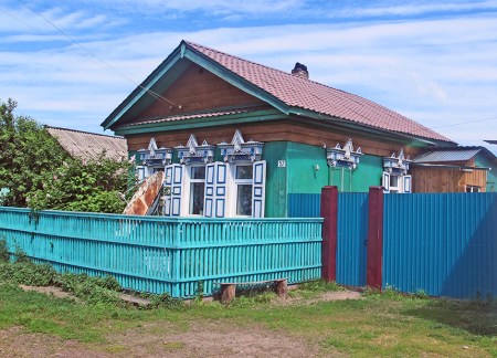 SIBERIA 2°, 27 (REPUBLICA DE BURIATIA) CASAS DE MADERA TRADICIONALES 12