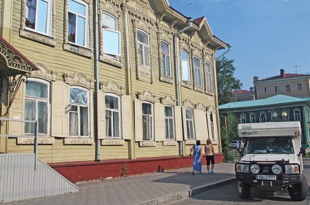 SIBERIA 2°, 167 (TOMKS - CASA DE MADERA) LA CIUDAD ESTUVO CERRADA PARA LOS EXTRANJEROS HASTA 1991, LAS CASAS DE MADERA FUERON CONSTRUIDAS EN SU MAYORIA EN EL SIGLO XIX