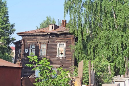SIBERIA 2°, 173 (TOMKS - CASA DE MADERA) LA CIUDAD HA RESITIDO AL PROGRESO DESCONTROLADO SOVIETICO Y SE MANTUVO FIEL A SUS ORIGENES Y RESPECTO EL ENTORNO NATURAL