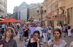 RUSIA 2° ENTRADA 7 (MOSCU) …LA CALLE ARBAT POR SU ANIMACION ES UNA GRAN ATRACCION TURISTICA EN MOSCU