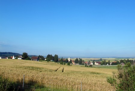 ALEMANIA 5 (EN TRANSITO HACIA SUIZA) RODANDO HACIA EL SUR POR LA CAMPIÑA ALEMANA 1