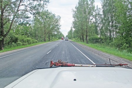 ESTONIA 1 (HACIA LA FRONTERA) POR LA MAGNIFICA CARRETERA RUSA E-49G