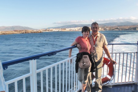 EL INICIO 8 (EL ESTRECHO) PETRA, EMOCIONADA DEJA ATRAS TARIFA, EL FERRY DE FRS NOS LLEVA AL CONTINENTE AFRICANO EN DONDE EMPEZARA EL VIAJE