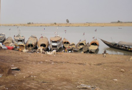 MALI 113 (MOPTI) EN SUS MERCADOS FLUVIALES SE VENDE SAL DEL SAHARA, PESCA, GANADO Y SOBRE TODO ARROZ PRODUCIDO LOCALMENTE