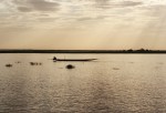 MALI 145 (DE MOPTI POR PISTA A TOMBUCTU) LAGO KORIOUME AL ANOCHECER