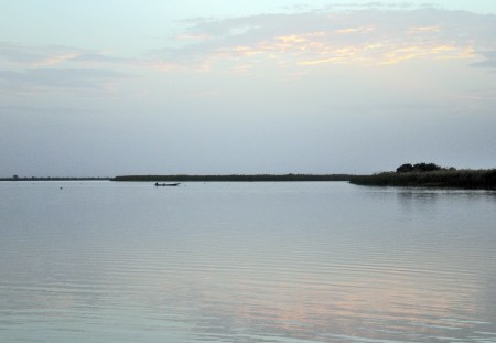 MAURITANIA 65 (ROSSO EL EMBARCADERO A SENEGAL) ATARDECER EN EL RIO