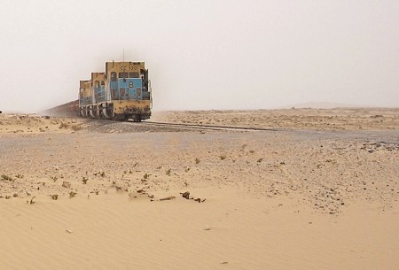 MAURITANIA 7 (FRONTERA) ...ES TREN MAS LARGO Y PESADO DEL MUNDO MIDE MAS DE 2,5 KILOMETROS DE LONGITUD