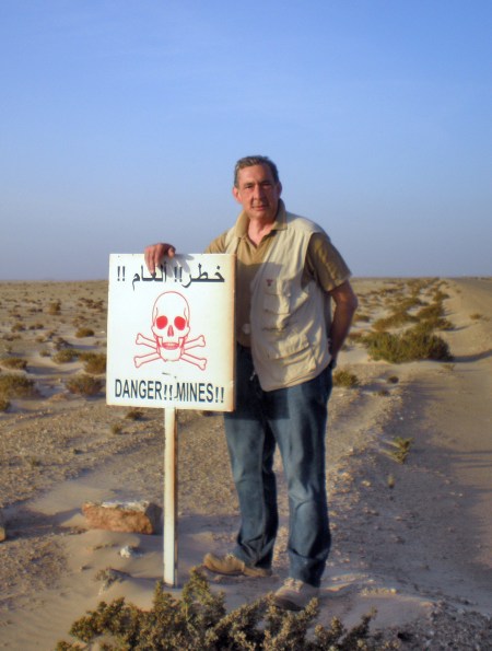 SAHARA OCCIDENTAL 24 (LA FRONTERA) ESTA INDICADA LA ZONA MINADAS