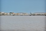 SENEGAL 9 (SAINT-LOUIS) EL PUENTE FAIDHERBE, UNE LA PARTE CONTINENTAL CON LA ISLA DE SAINT LOUIS, MIDE ES 507 M.