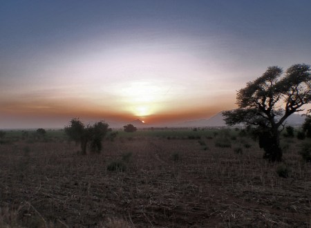 CAMERUN 12 (EXTREMO NORTE) UNA PUESTA DE SOL INCREIBLE INCREIBLE