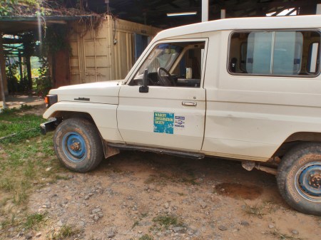 GABON 114. (EL PARQUE NACIONAL DE LA LOPE) EL 4XA DE LA ESTACION DE INVESTIGACION DENOMINADA MIKONGO Y ADMINISTRADA POR LA SOCIEDAD ZOOLOGICA DE LONDRES
