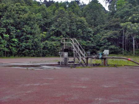 GABON 40. (DE MANDJI HACIA LOANGO) ...EN GENERAL ESTA COMPAÑIA SUELE RESPETAR EL MEDIO AMBIENTE, NO ES ASI CON OTRAS SOCIEDADES ORIENTALES QUE TAMBIEN EXPLOTAN LOS YACIMIENTOS PETROLIFEROS GABONESES