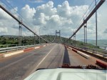 CONGO KINSASA 43. (RIVERA DERECHA RIO CONGO) EL PUENTE MATADI LLAMADO TAMBIEN EL PUENTE DEL MARISCAL MOBUTO
