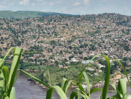 CONGO KINSASA 44. (RIVERA DERECHA RIO CONGO) A LA IZQUIERDA ABAJO VISTA PARCIAL DEL PUERTO DE MATADI
